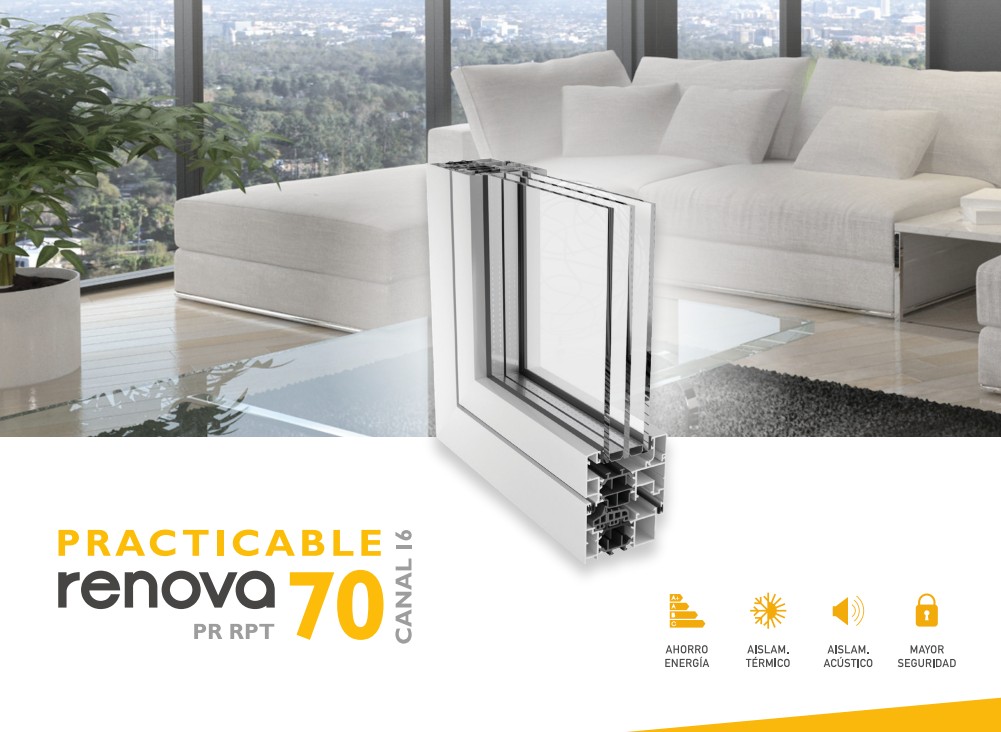 VENTANA DE ALUMINIO Renova PR RPT 70 c16 VENTANA DE ALUMINIO Renova PR RPT 70 c16